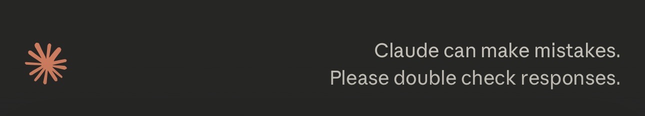 Claude can make mistakes. Please double check responses.